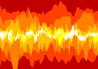 Abstract background of multicolored lines and spots