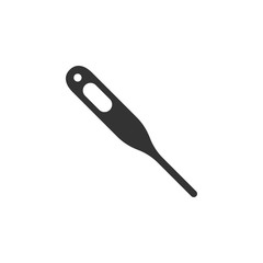 Body thermometer icon design template vector isolated