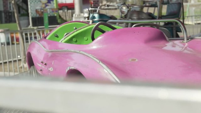 HD Carnival Vintage Pink Car Toy