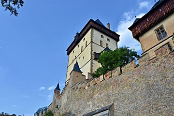 Karlstejn was founded by Czech and Roman king, later by Emperor Charles IV
