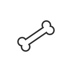 Bone icon design template vector isolated