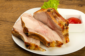 Roasted pork
