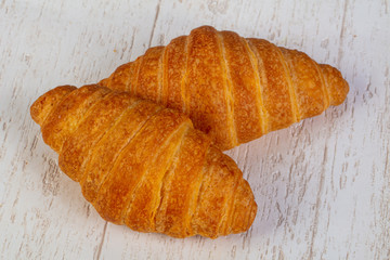 Delicious french croissant
