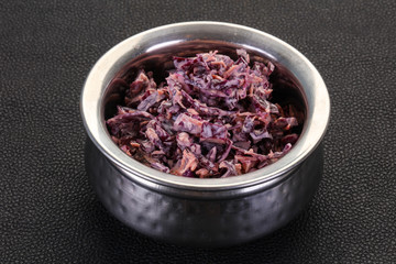 Cole slaw salad with cabbage