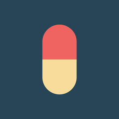 Silhouette icon pill