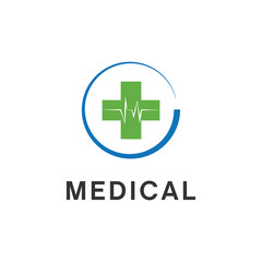 Fototapeta premium medical cross logo business design vector