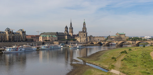 Dresden, Germany - the Elbe River cuts Dresden in two halves, and its one the main landmarks of the city, offering a large number of amazing views