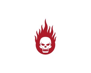 Skull Devil  logo vector