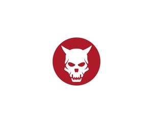 Skull Devil  logo vector