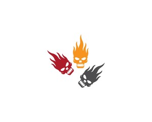 Skull Devil  logo vector