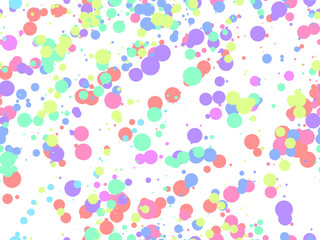 Seamless retro inspired youthful polka dot pattern in candy colors. and Artistic, modern, creative, fashion design. For print, digital paper, textile, fabric- illustrations