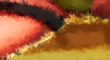 Brushed Painted Abstract Background. Brush stroked painting. Strokes of paint. 2D Illustration.