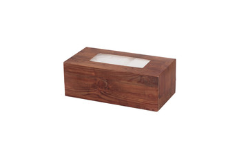 Isolated tissue paper box on white background