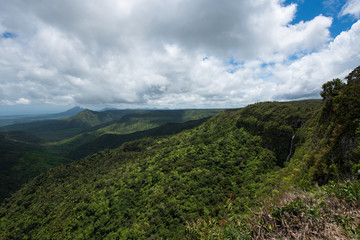 Mountain peak above the jungle