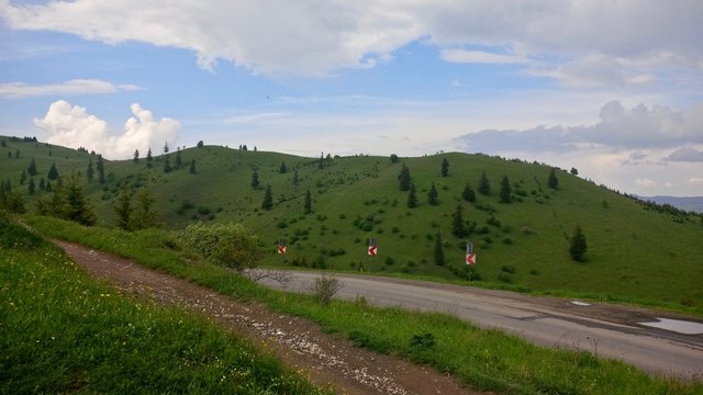 The Ghimeș-Palanca Pass is a mountain pass in the Eastern Carpathians of Romania, situated at an altitude of 684 m and located between the Tarcău Mountains and the Ciuc Mountains to the southwest.