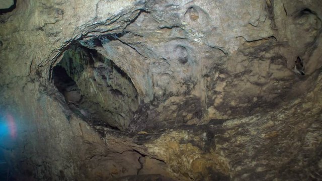 Mystery of the cave Pekel in Slovenia. The nature does wonders and the water has formed the dripstones in its own way.