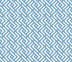 Decorative pattern for the background, tile and textiles. It is assembled from modular parts. Vector. Seamless.