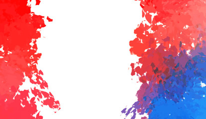 Brushed Painted Abstract Background. Brush stroked painting. Strokes of paint. 2D Illustration.