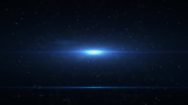 The warm light on the dark background. anamorphic lens flare.