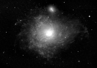 galaxy in a free space