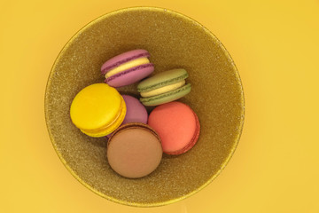 Sweet french macaroons