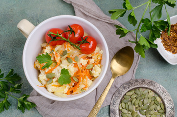 Traditional millet porridge