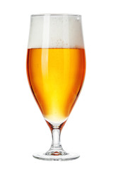 mug of beer isolated on white background