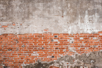 old red brick wall background,free space,blank,advertisment