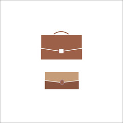 business briefcase, bag, illustration, symbol