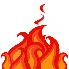 fiery flame, burning fire, ring fire strips