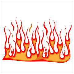 fiery flame, burning fire, ring fire strips