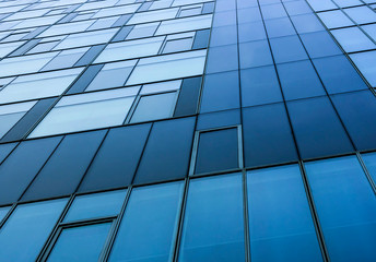 Fototapeta premium Abstract background and geometric pattern. . Building design close up.