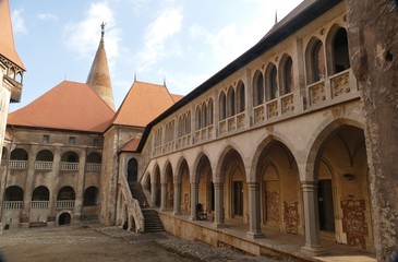 Fototapeta na wymiar im Schloss von Hunedoara