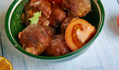 Moroccan Kefta Tagine