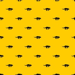 Styracosaurus pattern seamless vector repeat geometric yellow for any design