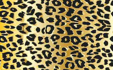 Fototapeta na wymiar Seamless pattern wild animal skin of gepard, leopard, cheetah. 
