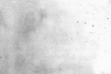 Silver spring watercolor texture with abstract washes and brush strokes on the white paper background. Chaotic abstract organic design.