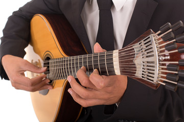 Fototapeta na wymiar portuguese guitar
