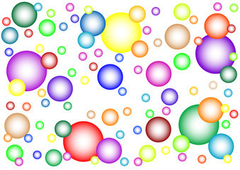 Abstract background of multicolored lines and spots