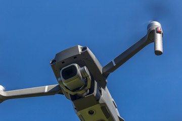 Drone flying overhead