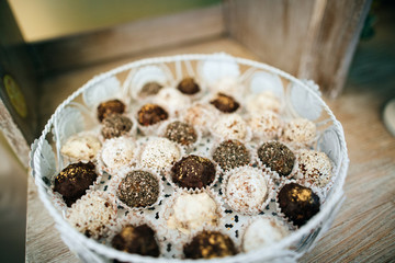  Desserts at the wedding table