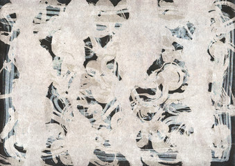 Abstract Grunge Background, Drawing Pattern, Old Paper Texture.