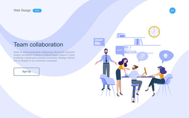 Business concepts for investment. Business cooperation, business growth, return on investment in finance and marketing, analysis and strategy.Vector illustration. 
