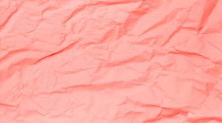 Paper texture. Pink paper sheet. Pink paper background blank creased crumpled posters placard grunge textures surface backdrop flat lay, top view