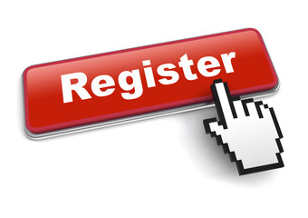 register concept 3d illustration isolated