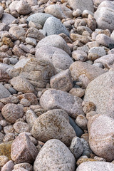 White rocks close up