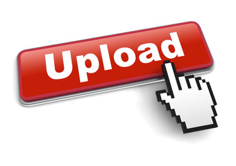 Fototapeta premium upload concept 3d illustration isolated