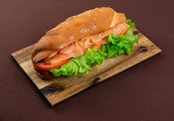 salmon sandwich