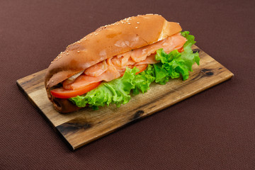 salmon sandwich