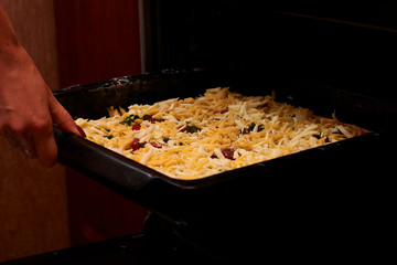pizza making process